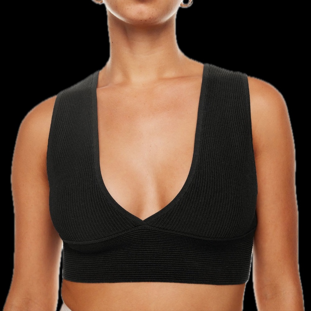 Aritzia Sculpt Knit Deep V Tank